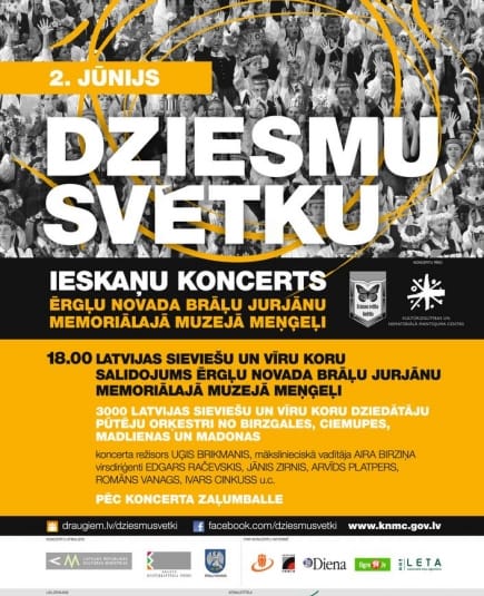  Latvijas Sieviešu un vīru koru salidojums Ērgļos
