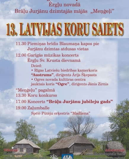 13. Latvijas koru saiets Meņģeļos