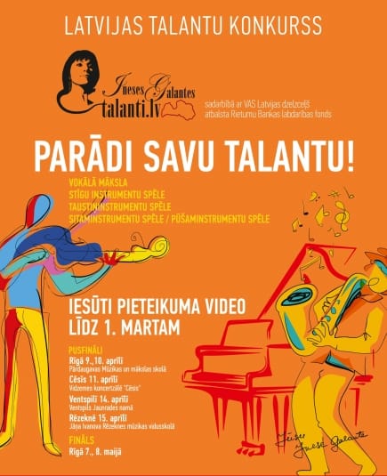 Parādi savu talantu – piesakies Ineses Galantes talantu konkursā!