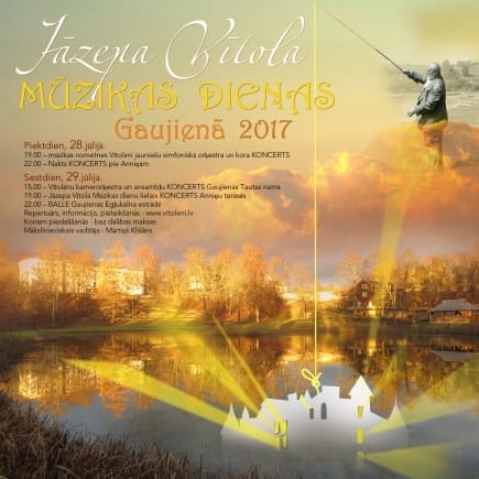 Jāzepa Vītola Mūzikas dienas Gaujienā notiks 28.-29.jūlijā
