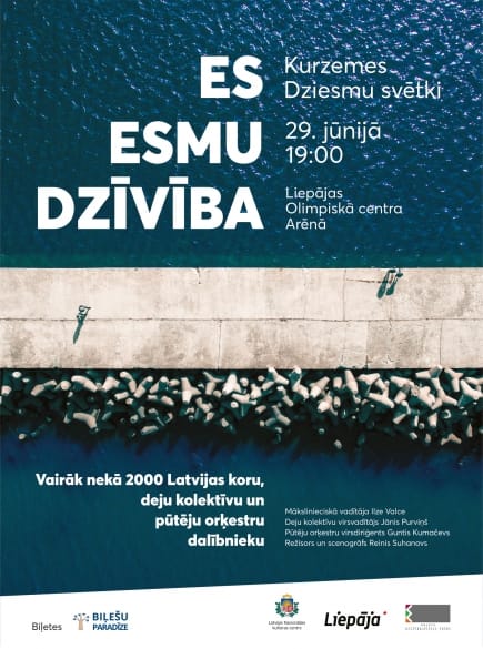 Nedēļas nogalē Liepājā notiks Kurzemes Dziesmu svētki
