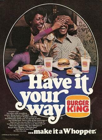 Burger King. 1976.