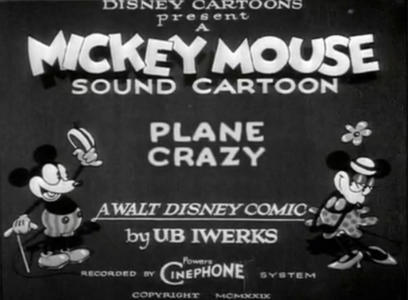 “Mickey Mouse”, 1929