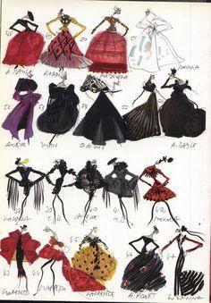 Christian Lacroix skices 1988.gads