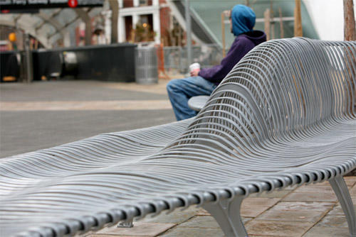 Arhitektu grupa WXY. „Zipper Bench”. 2011